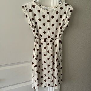 No yeah Los Angeles shift dress polka dot